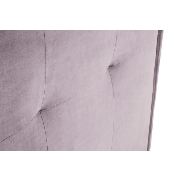 Tăblie de pat roz-deschis 160x120 cm Monica – Milo Casa-image-1