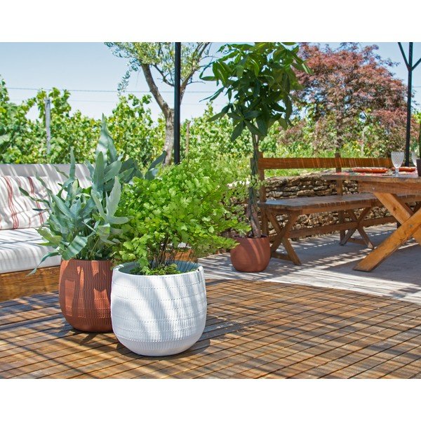 Ghiveci din ceramică făcut manual ø 25 cm Aura – Artevasi-image-3