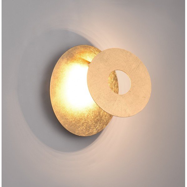 Aplică de perete aurie LED Leano – Trio-image-2