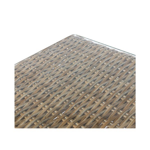 Măsuță de cafea pentru grădină din ratan artificial 80x80 cm Patsy – LDK Garden-image-3