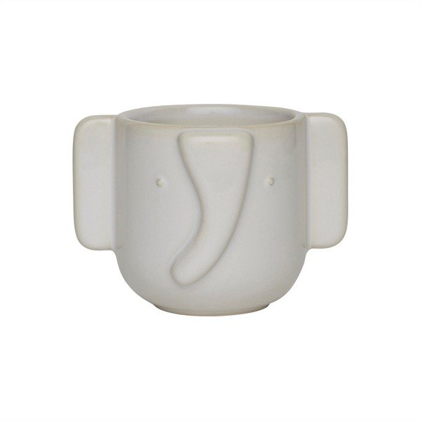 Ghiveci decorativ din gresie handmade ø 9 cm Elephant – OYOY Mini