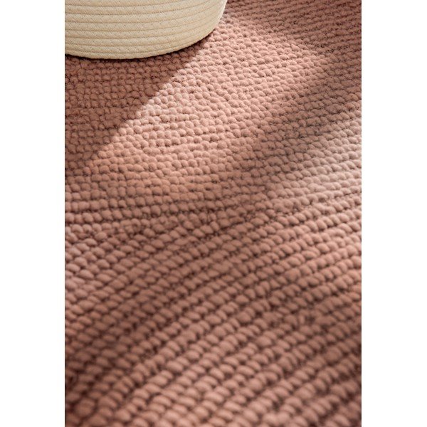 Covor teracotă țesut manual din lână 120x180 cm Calmio – Hanse Home-image-4