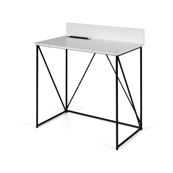 Birou Tenzo Tell, 80 x 48 cm, alb-image-2