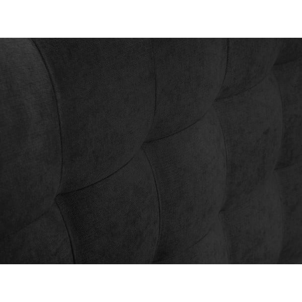 Pat boxspring 180x200 cm gri închis cu spațiu de depozitare Jade – Mazzini Beds-image-1