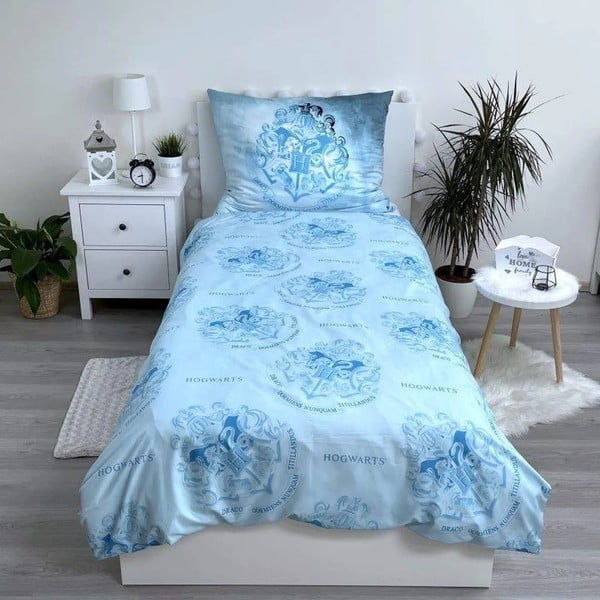Lenjerie de pat pentru copii din microfibră pentru pat de o persoană 140x200 cm Harry Potter – Jerry Fabrics-image-2