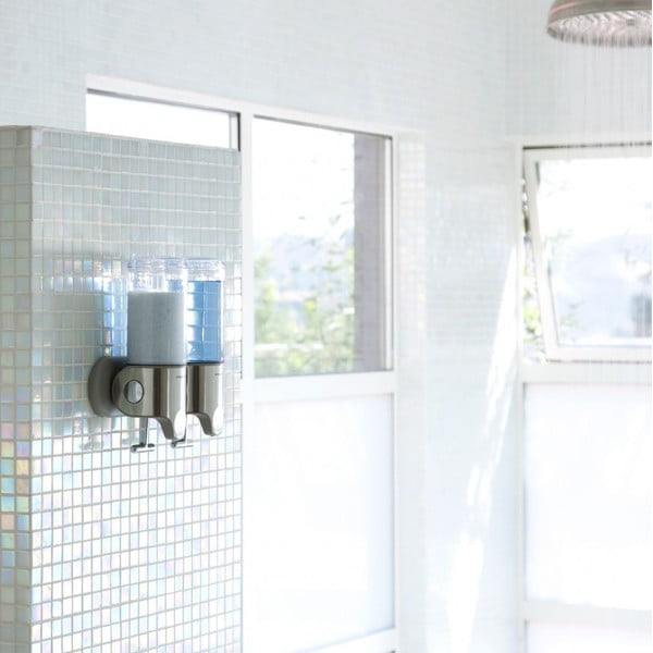 Dispenser de săpun de perete din oțel inoxidabil, argintiu 880 ml - simplehuman-image-3