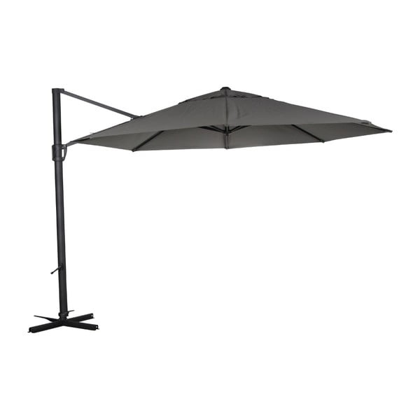 Umbrelă de soare Brafab Easy Sun, ∅ 350 cm, gri
