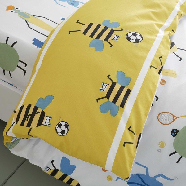 Lenjerie pentru pat dublu 200x200 cm Bug Tastic - Catherine Lansfield-image-2