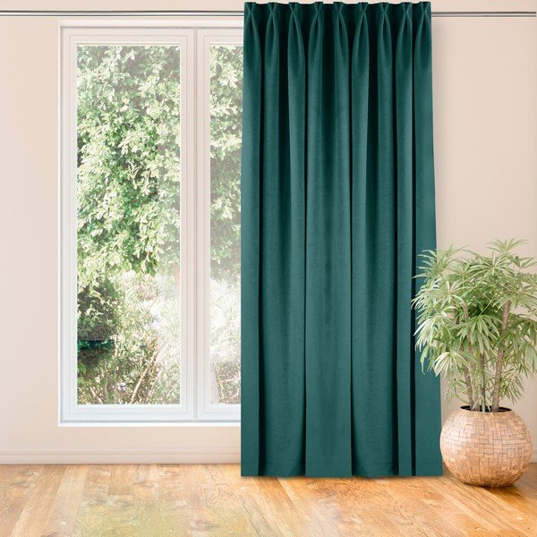 Draperie verde-închis 200x270 cm Vila – Homede-image-1