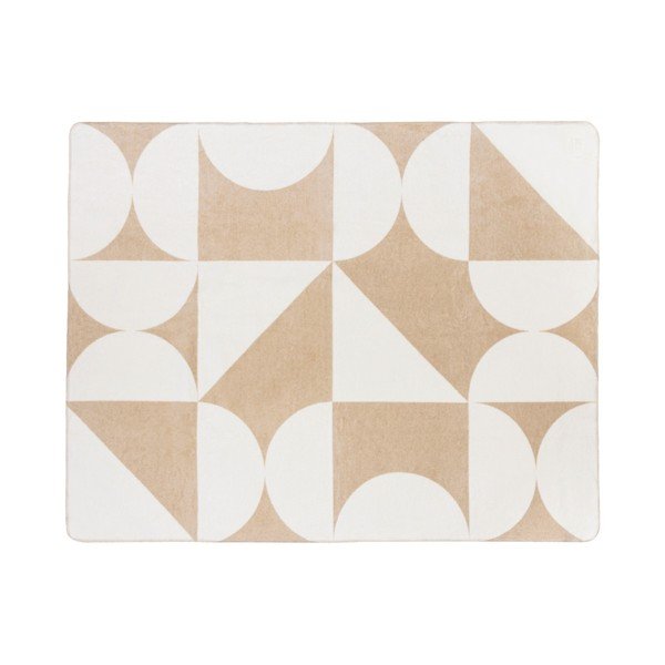 Pătură bej/crem 150x200 cm Tul – noo.ma