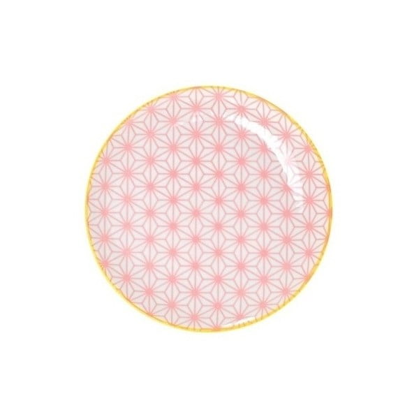 Farfurie mică din porțelan Tokyo Design Studio Star, ⌀ 16 cm, roz