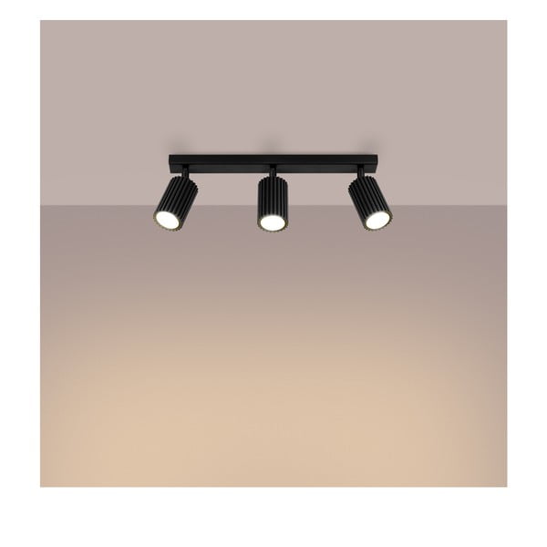 Spot negru 6,5x45 cm Gleam – Sollux-image-3