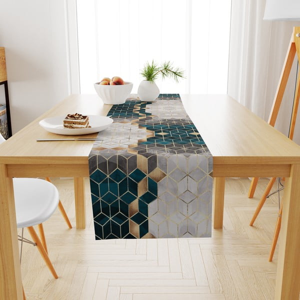 Napron de masă 140x45 cm Optic - Minimalist Cushion Covers-image-2