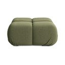 Taburet modular verde deschis cu tapițerie din catifea Lokua – Makamii