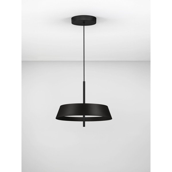 Lustră negru-mat LED cu intensitate reglabilă din aluminiu ø 45 cm Velio – Nova Luce-image-3