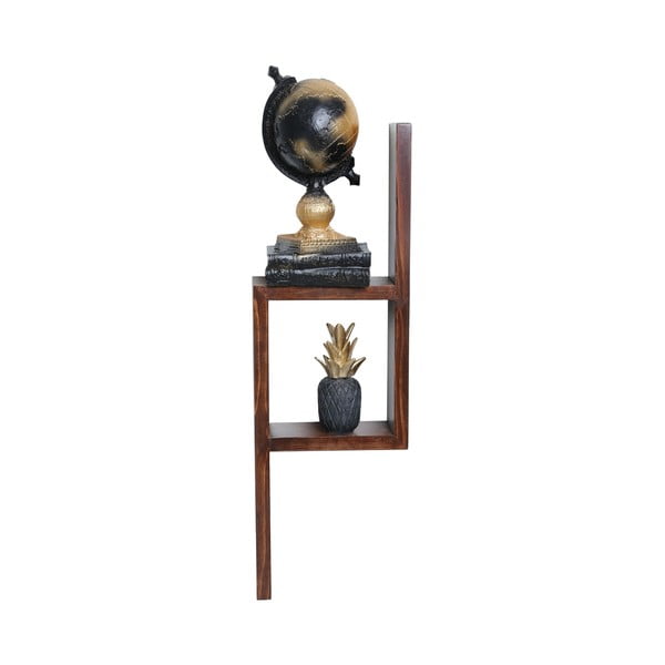 Raft în culoare naturală etajat din lemn de brad 17 cm Linn – Kalune Design-image-2