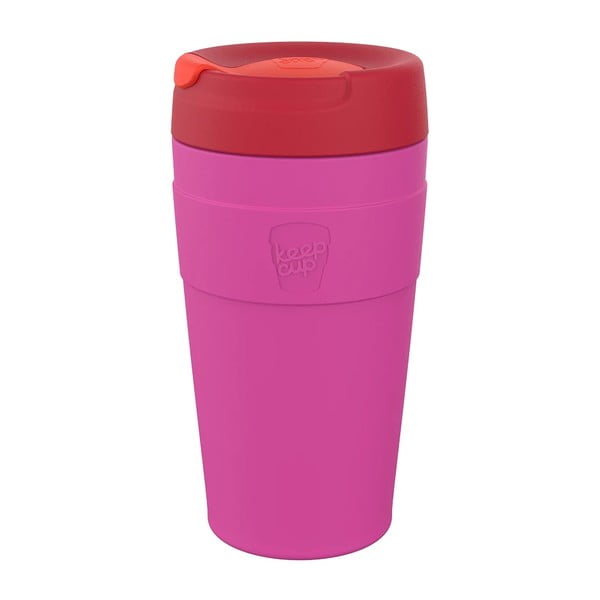 Cană termos roz 454 ml  Helix Thermal Afterglow L – KeepCup