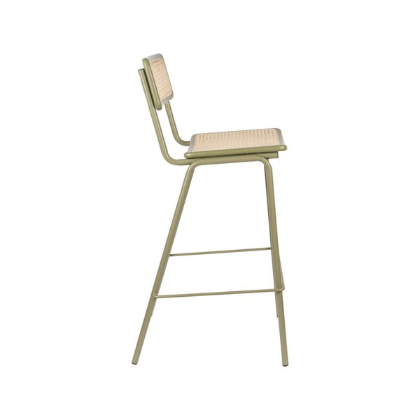 Set 2 scaune de bar din ratan verde, 106 cm Jort - Zuiver-image-3