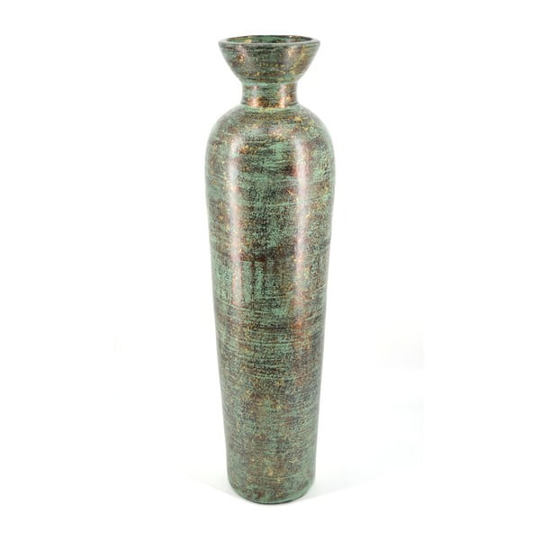 Vază din teracotă Moycor Cooper, 100 cm, gri-verde