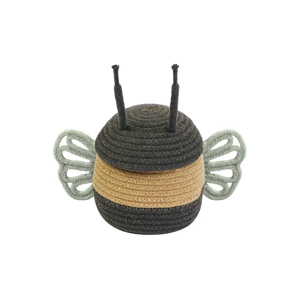 Coș de jucării pentru copii din material textil ø 15x15 cm Baby Bee – Lorena Canals