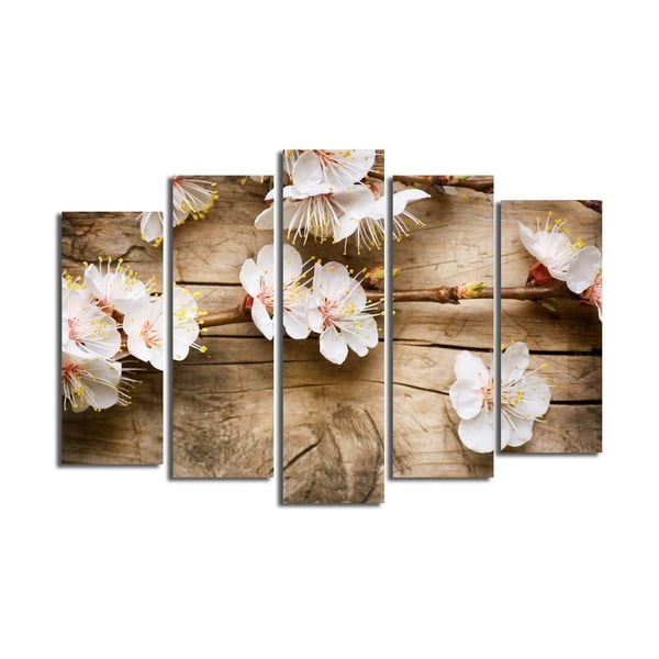 Tablou din mai multe piese Blossom, 105 x 70 cm