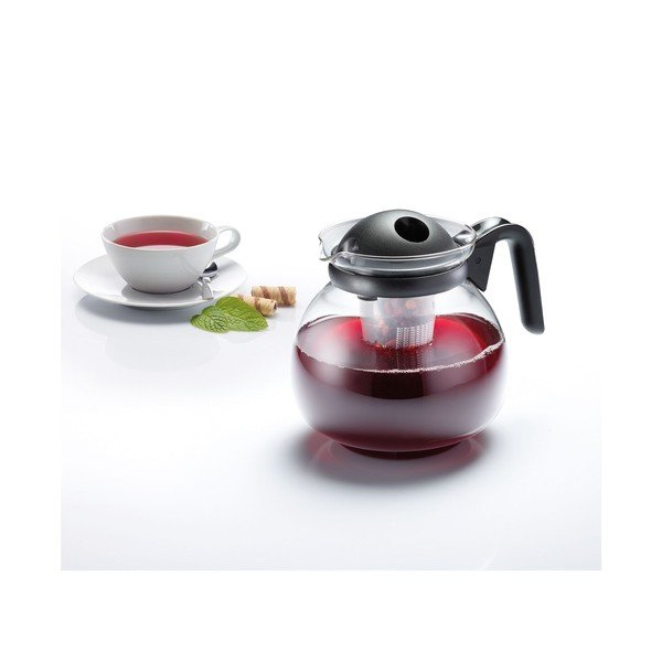 Ceainic din sticlă cu sită Westmark Teatime, 1,5 l-image-1