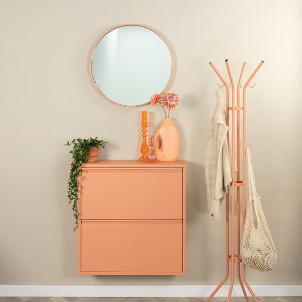 Pantofar somon cu deschidere înclinată din metal 75x77,5x22,5 cm Billy – Spinder Design-image-1