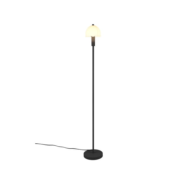 Lampadar negru cu abajur din sticlă (înălțime 120 cm) Glenn – Trio-image-3