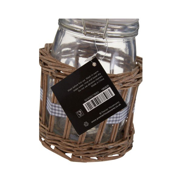 Recipient din sticlă Premier Housewares Country Cottage, 1 l-image-1