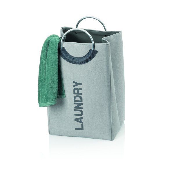 Coș de rufe din material textil gri Kela Palma-image-1