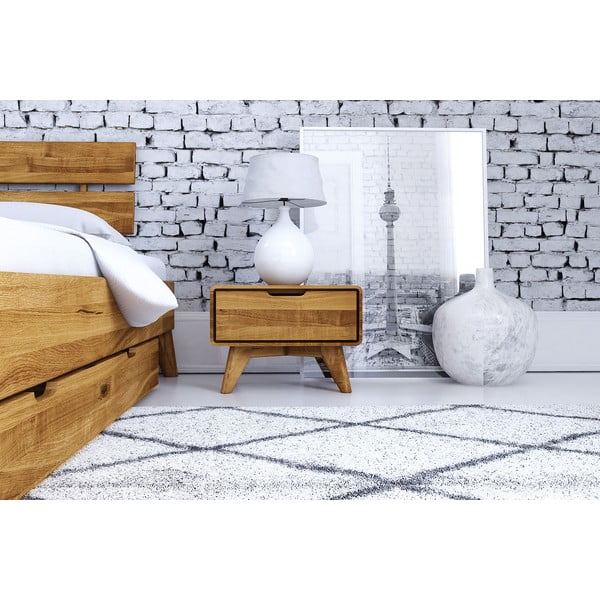 Noptieră din lemn de stejar Greg - The Beds-image-3