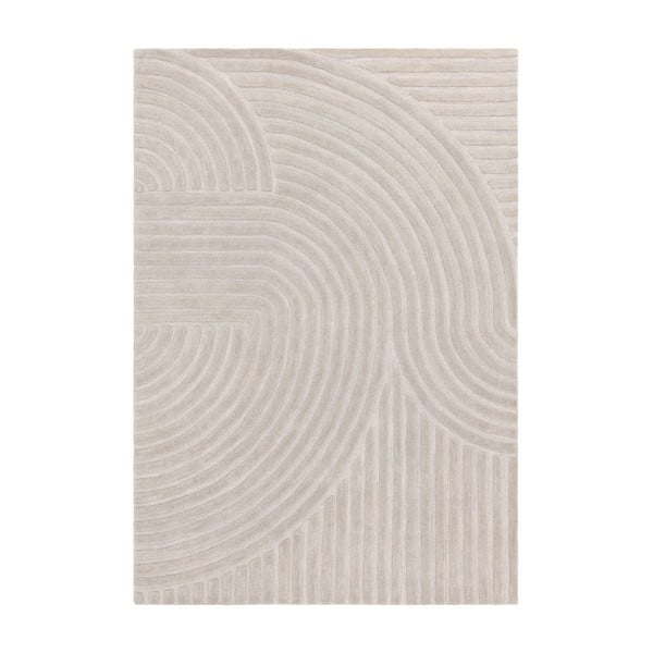 Covor gri deschis din lână 200x290 cm Hague – Asiatic Carpets