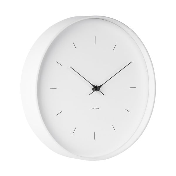 Ceas de perete Karlsson Butterfly, Ø 27,5 cm, alb-image-1