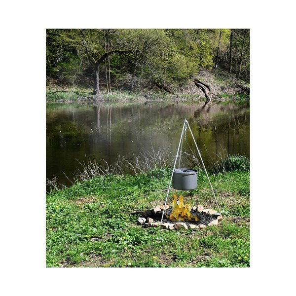 Tripod metalic pliabil pentru gătit la foc Cattara Fire, înălțime 86 cm-image-4