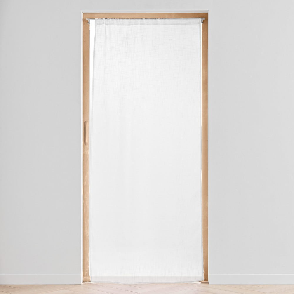 Draperie albă 90x200 cm cu prindere la ușă Haltona – douceur d'intérieur