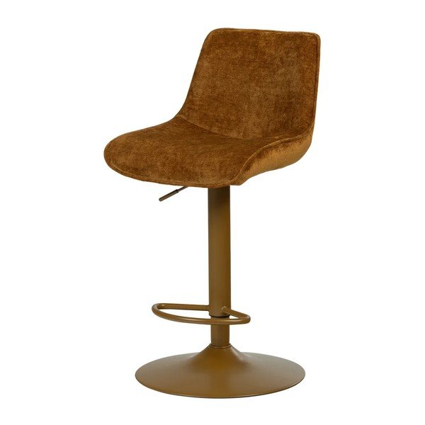 Scaun de bar chihlimbar cu înălțime ajustabilă tapițat Marten – WOOOD-image-3