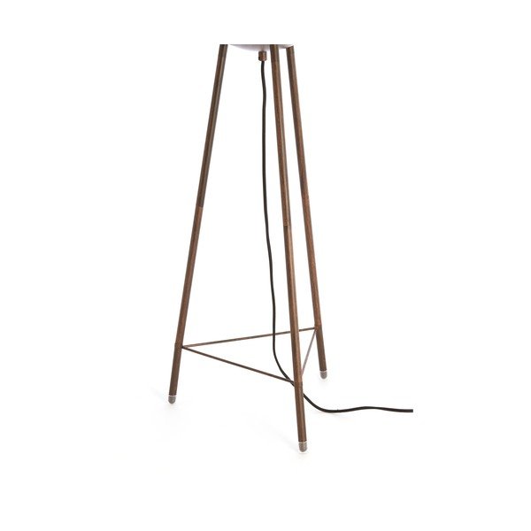 Lampadar alb cu abajur textil (înălțime 133 cm) Bibury – Light & Living-image-4