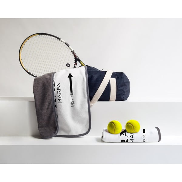 Prosop negru-alb din microfibră 45x70 cm Prada – Really Nice Things-image-1