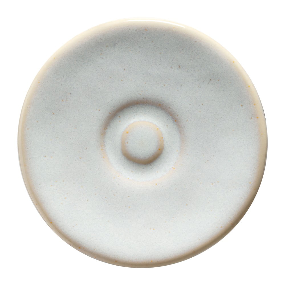 Farfurioară din gresie ceramică pentru ceașca espresso Costa Nova Roda, ⌀ 11 cm, alb