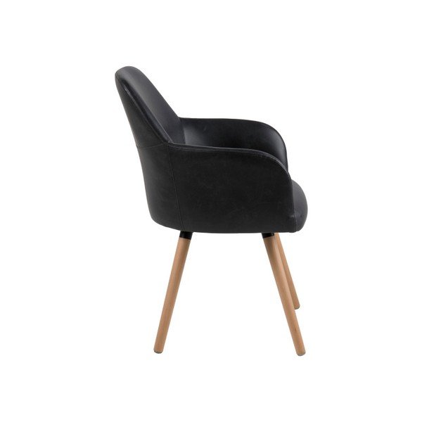 Scaun Actona Armstuhl, negru-image-1