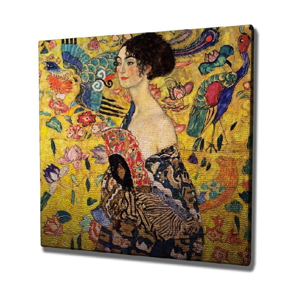 Reproducere tablou pe pânză Gustav Klimt , 45 x 45 cm