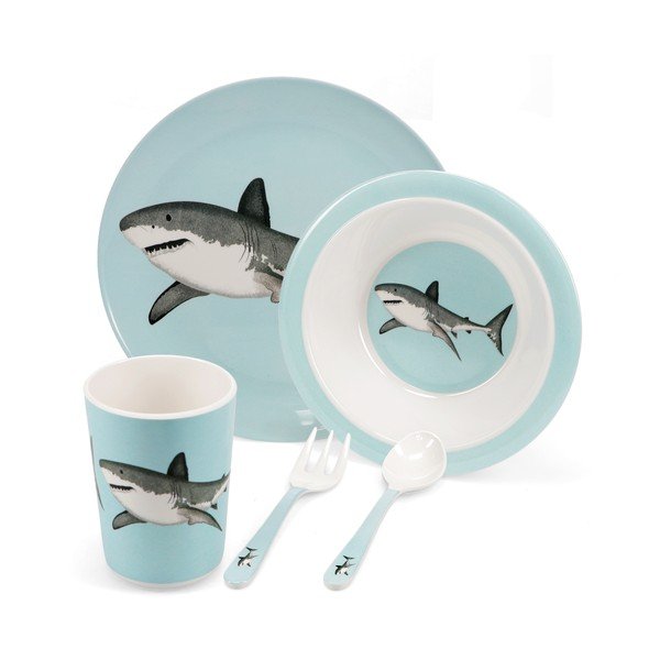 Set de veselă pentru copii 5 buc. Sharks – Rex London