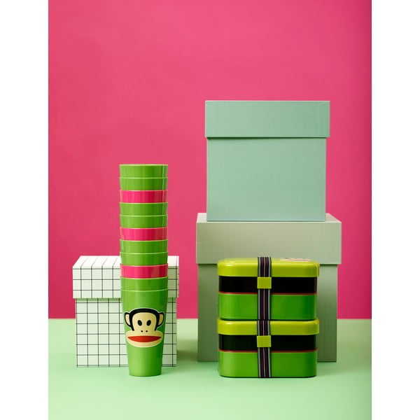 Cutie pentru gustare, 2 nivele, LEGO® Paul Frank, verde-image-1
