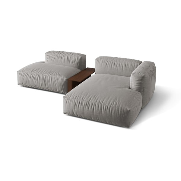 Colțar modular gri deschis (cu colț pe partea dreaptă) Martina – Micadoni Home-image-2