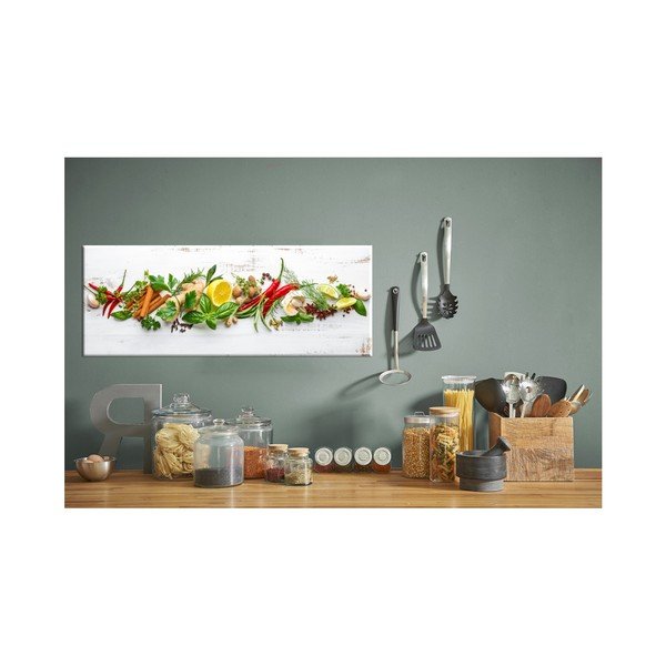 Tablou Styler Glasspik Shabby Herbs, 30 x 80 cm-image-2