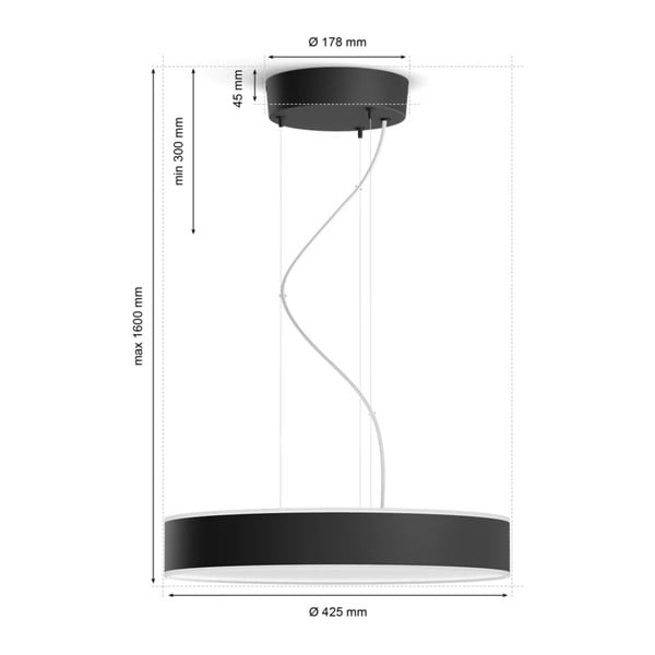 Lustră smart LED 33,5 W Enrave – Philips Hue-image-4