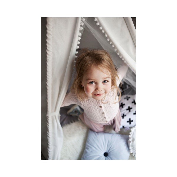 Cort teepee cu 5 bețe VIGVAM Design Pure-image-2