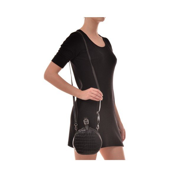 Geantă plic din piele Mangotti Bags Aura, negru-image-1