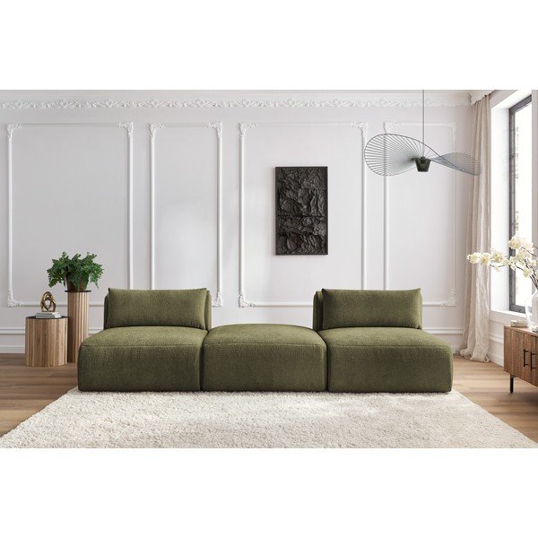 Canapea verde 283 cm Jeanne – Bobochic Paris-image-1