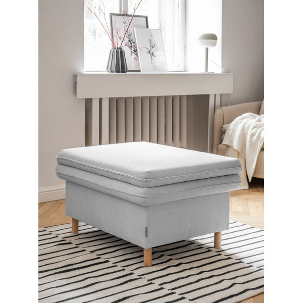 Taburet gri deschis Simon – Miuform-image-3